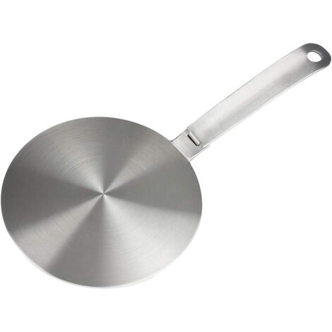 Adaptateur der Plaque a Induction 24cm, pour Moka Cafetières et des Ustensiles de Cuisine, Poignée Amovible (1/4)
