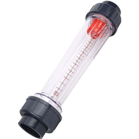 AIPERQ Débitmètre de liquide de Type Tube en plastique LZS-40 (D), débitmètre d'eau de haute précision, plage 1-10m H, pour tester le liquide d'écoulement instantané (1/4)
