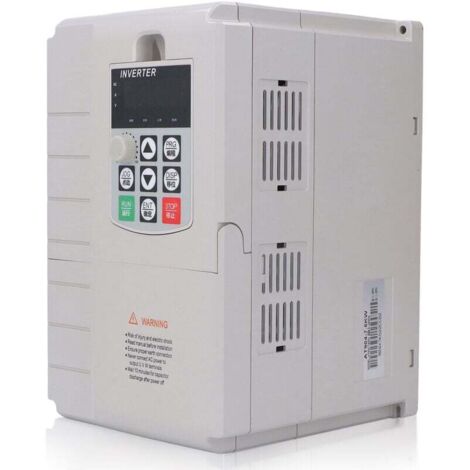 AIPERQ Jeffergarden Variateur de Vitesse pour Moteur 220VAC 7,5KW Variateur de Fréquence Monophasé VFD Convertisseur de Fréquence Entrée Monophasé Sortie Triphasé (1/4)