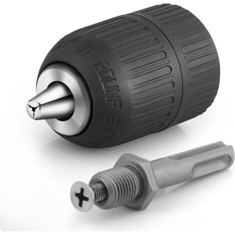 Aiperq 13mm Mandrin Auto-serrant Rapide Adaptateur SDS perforateur perceuse foret (1/4)