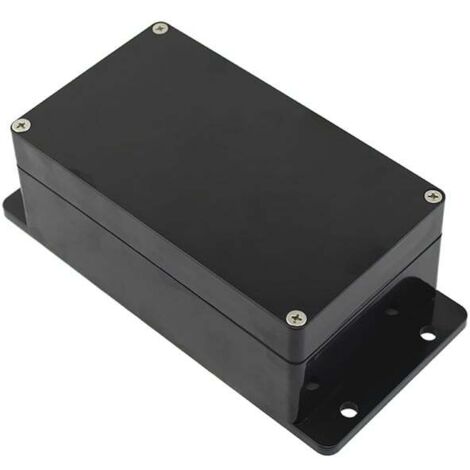 Boîte de Jonction Noire 2Pcs Boitier Electrique Etanche IP65 ABS Boitier Plastique Electronique Extérieur 100 68 50mm Boîte de Derivation pour Bricolage Électronique (1/4)