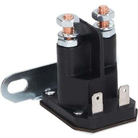 Aiperq 1 Pièce de Rechange D'accessoires de Tracteur de Pelouse de Solénoïde de Relais de Démarreur de DC 12V de Cuivre D'abs en Aluminium pour MTD 725 04439B (1/4)