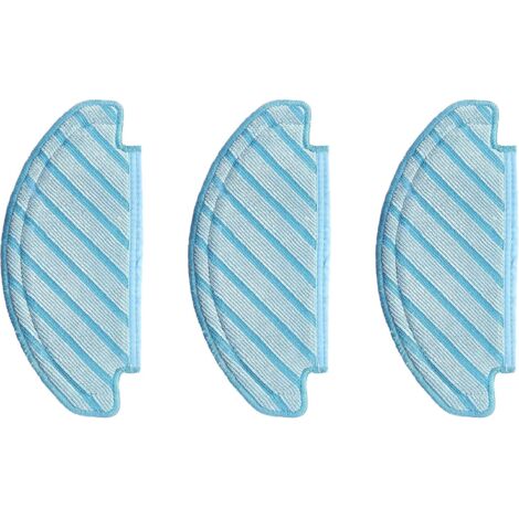 Lot de 3 serpillères lavables et réutilisables pour Robot aspirateur DEEBOT OZMO T8 AIVI, N8, N8 Plus,N8 Pro, N8 Pro Plus, N10 Plus (1/4)