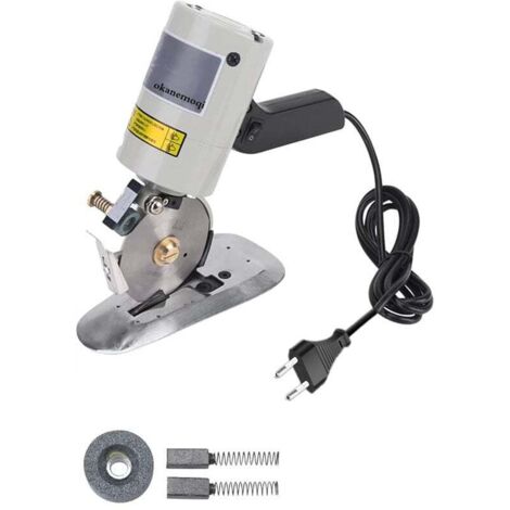 AIPERQ TY-90B Ciseaux Tissu Électrique Industriel, Épaisseur de Coupe Maximale de 30 mm & Lame de 90 mm, Idéal pour Textile, Cuir et Papier, Avec Lame de Remplacement (1/4)