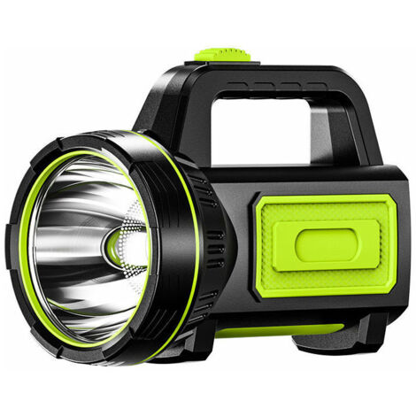 Lampe torche LED rechargeable ultra puissante Arnault – 135 000 lm, batterie 6000 mAh, lumière latérale et étanche pour camping, randonnée, urgence (1/5)