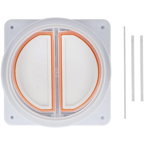 Ej.Life – Clapet anti-retour pour hotte de cuisine – Acier inoxydable avec joint silicone – Diamètre 150-180 mm – Installation facile (1/5)