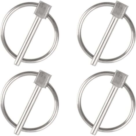 Goupille de Sécurité en Acier Inoxydable 304 – Lot de 4, Diamètre 3 mm × Longueur 25 mm, pour Verrouillage Robuste (1/5)
