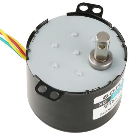 Ej.Life – Moteur électrique synchrone 220V 6-10W – Couple élevé 10rpm – Faible bruit – Support CW/CCW – Arbre D-Type en métal (1/5)