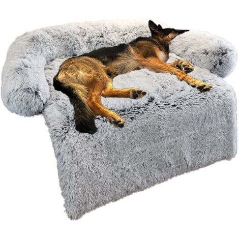 AIPERQ Lit pour Chien, Canapé Coussin pour Chien, Panier Chien Dehoussable, Matelas pour Chien avec Fond Antidérapant, Matelas Confortable pour Chien Adapté au Canapé, au Lit, au Sol-90x85x16cm (1/4)