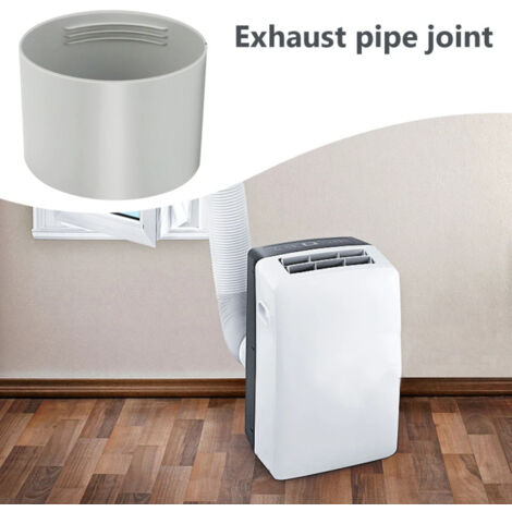 Adaptateur de Tuyau D'échappement Climatiseur, Adaptateur Tuyau Évacuation Climatiseur Mobile Ø130mm Adaptateur Tuyau de Climatisation Portable, ABS Adaptateur de Tuyau de Fenêtre Climatiseur (1/4)