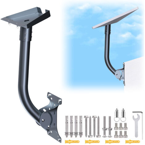 Starlink Gen 3 Bracket, Starlink Adjustable Mounting Kit Compatible with Standard V3 Starlink Satellite Dish, Starlink Wall Mount/Roof Mount, Starlink Gen 3 Mount (1/4)