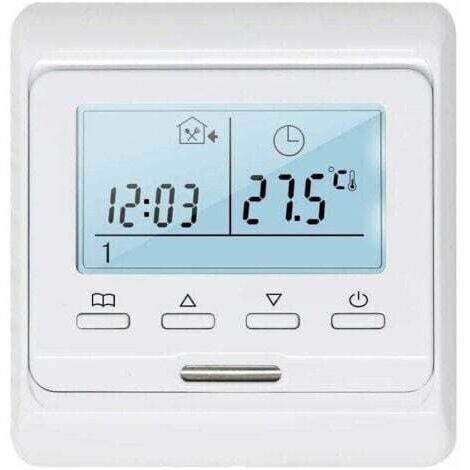 Thermostat d'ambiance Programmable avec Sonde 16A pour Chauffage au Sol Electrique, Numérique Thermostat Plancher Chauffage électrique,de DEBUNS (1/4)