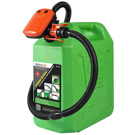 Aiperq – Pompe de transfert électrique pour carburant – Débit 2,4 gallons/min – Moteur en acier inoxydable – Capteur d'arrêt automatique - Cans-2 (1/4)
