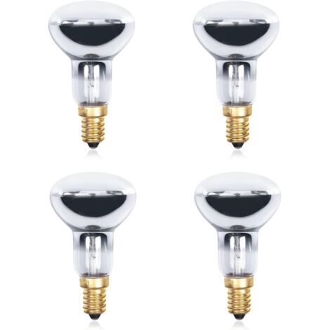 25W R39 E14 Ampoule Lampe à Lave, Ampoule Pour Lampe à Lave R39 Réflecteur 260lm, lot de 4 (1/5)