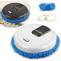 CHDWEY Aspirateurs robotiques Robot Intelligent aspirateur Balayage vadrouille Smart vadrouille Robot Sec et Humide vadrouille humidification Forte Aspiration Robot(White)