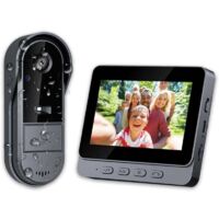 Sonnette sans fil avec caméra 1080p – Interphone vidéo extérieur étanche IP67 – Écran 4,3 pouces – Vision nocturne 170°