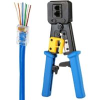 Pince à sertir RJ45 pour connecteurs RJ45/RJ12 standard et terminaux