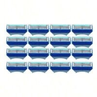 Rasage de lame de rasoir, recharge de rasoir à 5 lames pour hommes pour rasoirs Geely (16 lames)