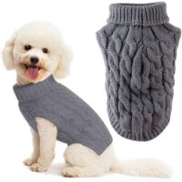 Pulls pour chiens, Pulls pour chiens, Pulls pour chiens de taille moyenne, Pulls d'hiver pour chiens, Vêtements pour animaux de compagnie, Manteaux pour temps froid, Vêtements de mode, Pulls à col rou