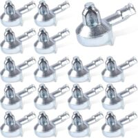 Chevilles de fixation pour étagères – 16 pièces en zinc résistant, compatibles avec systèmes IKEA BILLY, KALLAX et LACK