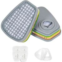 Filtres respiratoires réutilisables F-500 ABEK1-P2 pour masques G-500/M-500/G-750 – protection anti-poussière & gaz chimiques