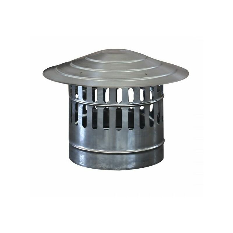 Canna fumaria- cappello cinese ad asola acciaio inox 304 scarico fumi  tecnometal diametro (mm): 80