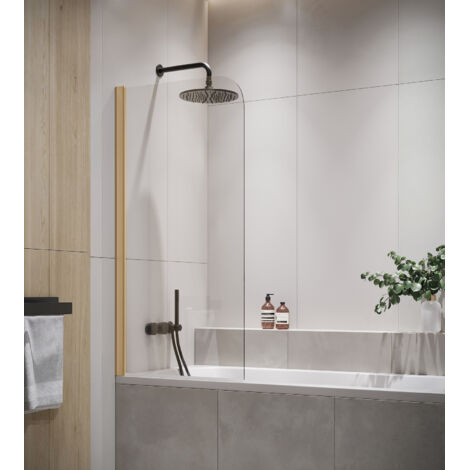 Parate Vasca da bagno Torino 60 x 140 cm - Oro con rivestimento nano (1/4)