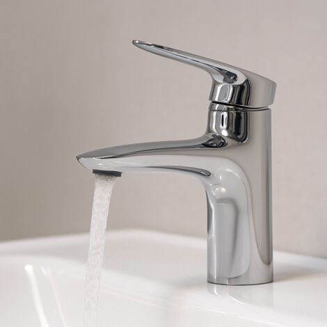 Arricchisci L'arredo Del Tuo Bagno Con Il Miscelatore Lavabo Alto Nero Opaco Della Serie Virna - Foto 5