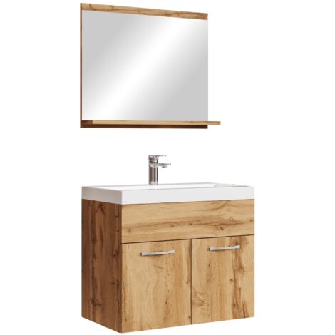 Mobile da bagno Montreal 02 60cm Rovere - armadio mobiletto lavabo