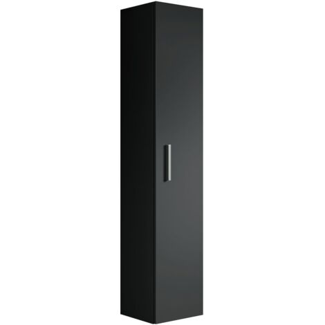 Mobiletto del bagno Pluto 150cm Nero - Mobiletto armadietto
