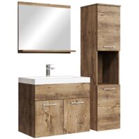 Mobile da bagno Montreal 60cm Rovere Marrone - armadio mobiletto lavabo