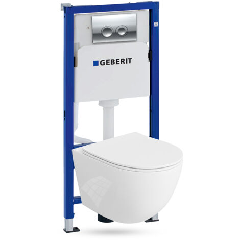 GEBERIT Duofix Basic Support Bâti-support + Lavita WC Sinto suspendu ...