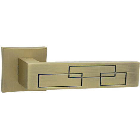 DOMINO Poignée de porte MAYA QR M3 Matt Poignée Sans rosace Bronze mat (1/5)