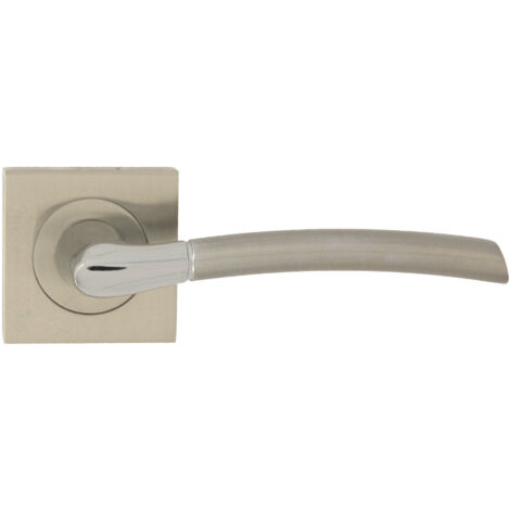 DOMINO Poignée de porte PRESTO-QR M6/M9 Poignée Sans rosace Chrome/nickel brillant