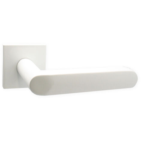 DOMINO Poignée de porte DENVER-QR slim blanc Poignée Sans rosace Blanc (1/5)