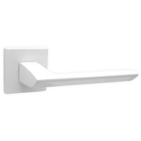 DOMINO Poignée de porte ELENA QR SLIM Blanc Poignée Sans rosace Blanc (1/5)