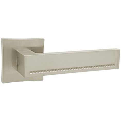 DOMINO Poignée de porte DELUX-QR M9 Nickel Poignée Sans rosace Nickel (1/5)