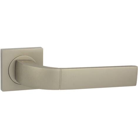 DOMINO Poignée de porte FOKUS-QR M91 Nickel Satin velvet Poignée Sans rosace Nickel satiné (1/5)