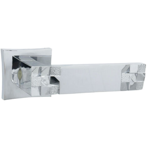 DOMINO Poignée de porte TORO QR M6 Poignée Sans rosace Chromé brillant