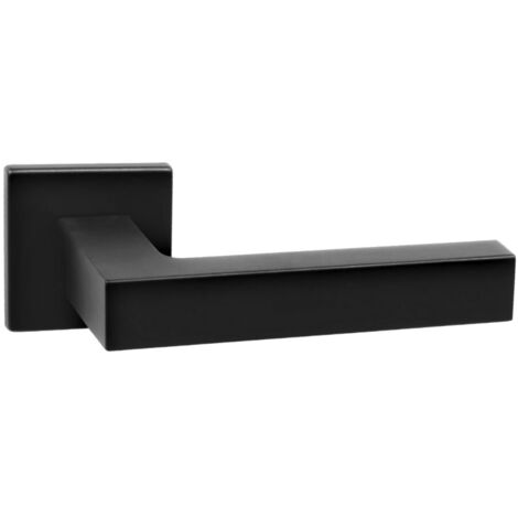 DOMINO Poignée de porte YORK QR Noir Poignée Sans rosace Noir (1/5)