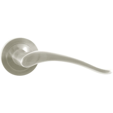 DOMINO Poignée de porte BALLEN-R M9 Nickel Poignée Sans rosace Nickel (1/5)