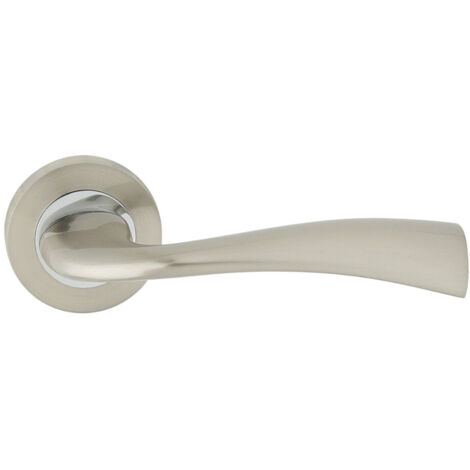 DOMINO Poignée de porte FLY R ECO M6/M9 Poignée Sans rosace Chrome/nickel brillant