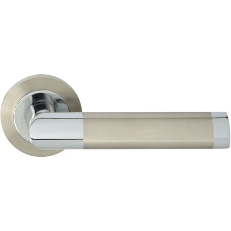 DOMINO Poignée de porte JARO R ECO M6 M9 Poignée Sans rosace Chrome/nickel brillant
