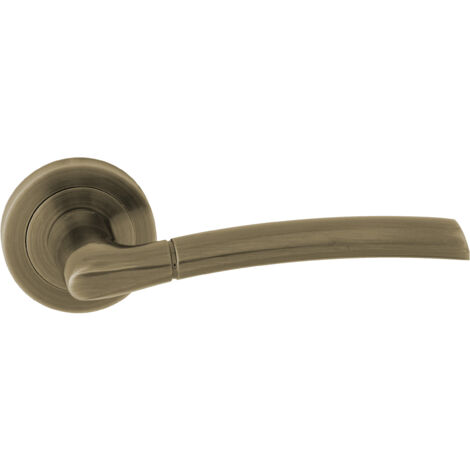 DOMINO Poignée de porte PRESTO-R M3 Marron Grapiatto Poignée Sans rosace Bronze
