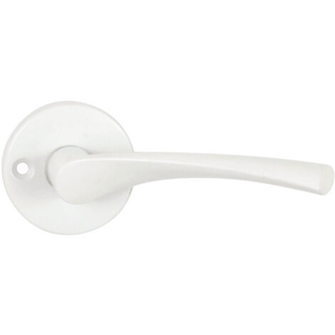 DOMINO Poignée de porte EVA-R Blanc Poignée Sans rosace (1/5)