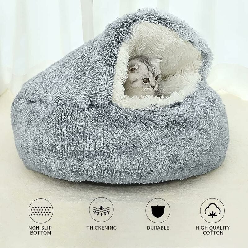 Galatée Panier Pour Chat, Panier Rond Lavable, Abri