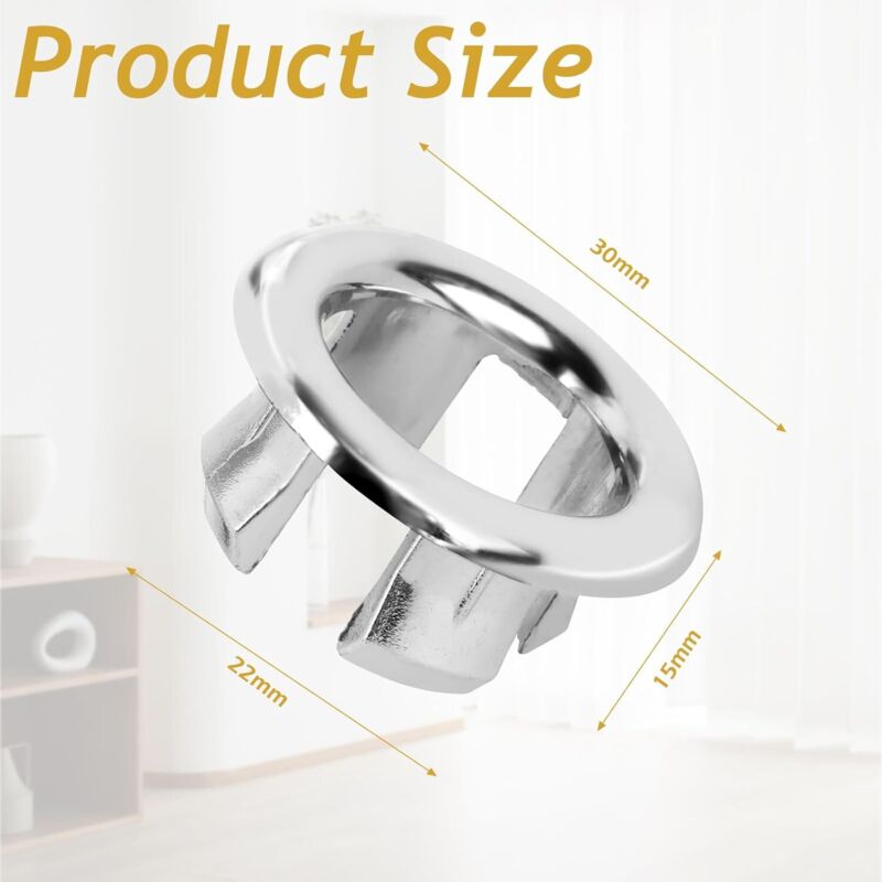 6 Pièces Anneau De Débordement D'évier, Trop Plein Lavabo