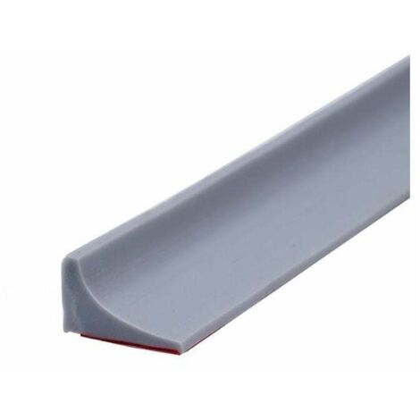 LaBlanc 200CM Barriere De Douche Silicone,Barre De Seuil De Douche Anti Débordement Autocollant,Barrage Eau Douche,Seuil Douche Barrage D'eau,Barrière De Douche Pliable Pour Sol De Salle De Bain-gris (1/5)
