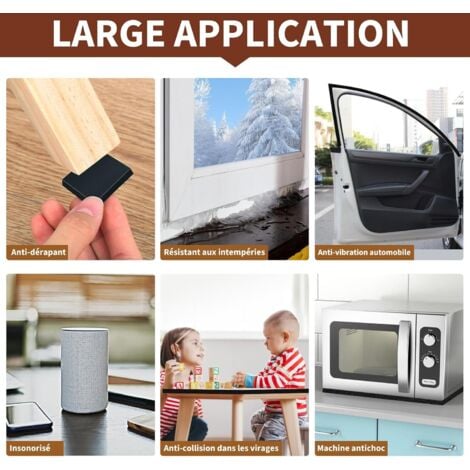 Bande Mousse Autocollante Sourcing Map Ruban D'étanchéité Joint Mousse Adhésive Bande Simple Bande Isolante Adhesive