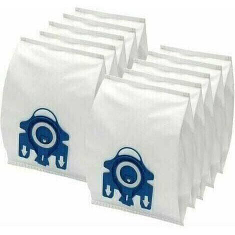 10 Pièces Sacs d’Aspirateur Compatibles avec Miele HyClean 3D Efficiency GN, Complete C2 C3, Classic C1, S2000 S5000 S8000, Sacs à Poussière Pièces de Rechange (1/6)